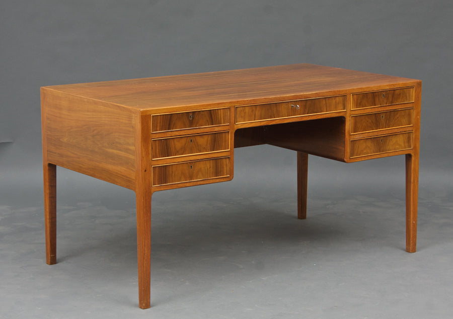 Vintage 1960s Walnut Desk