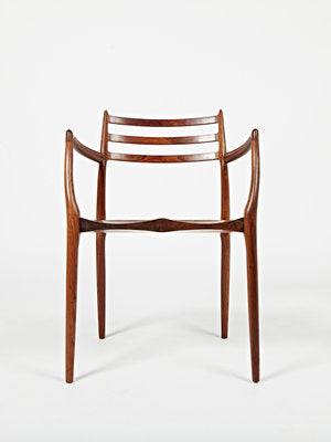 Niels Otto Moller Model 62 Chair in Light Rosewood