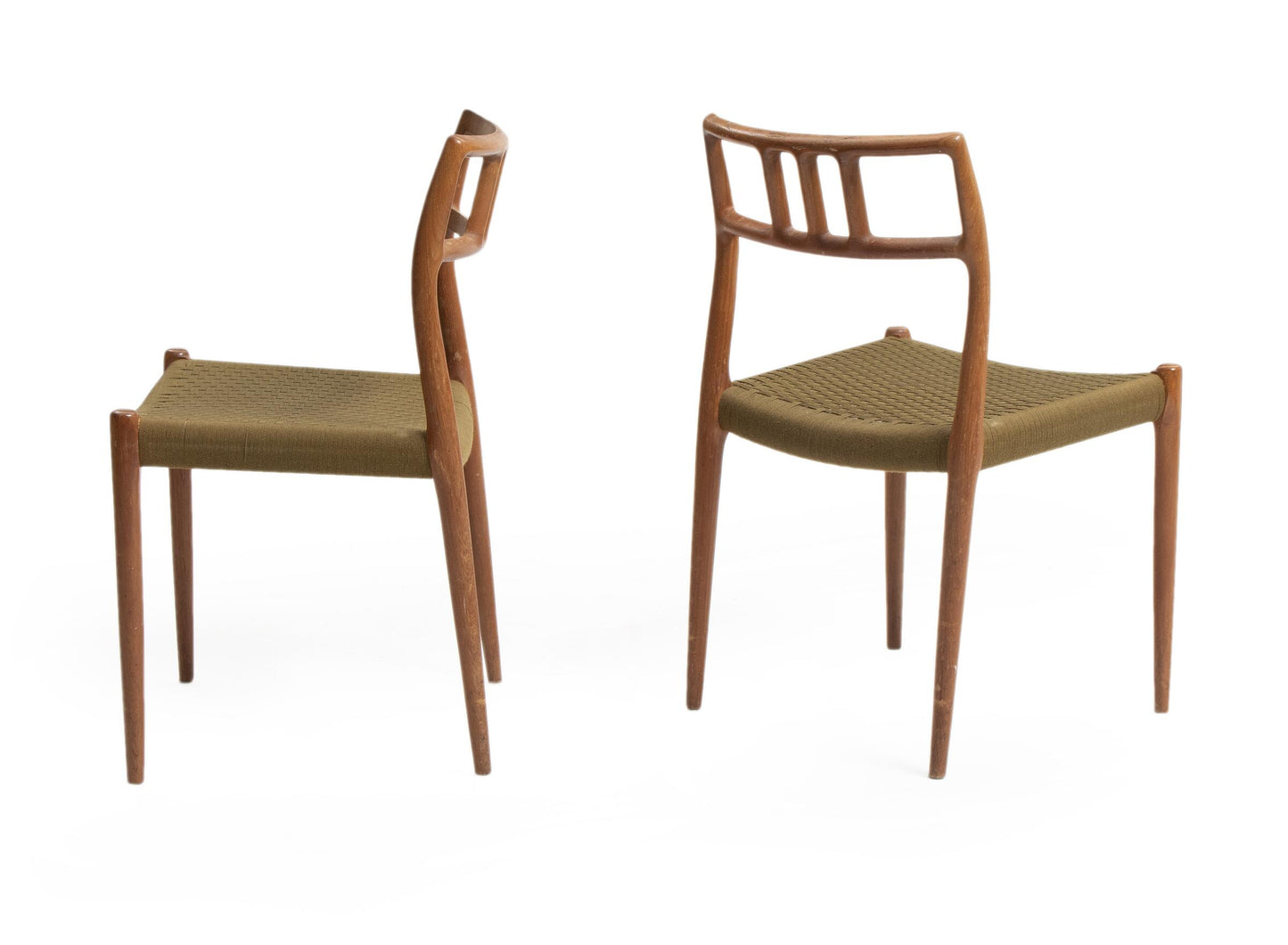 2 Niels Otto Moller 1964 Dining Chairs
