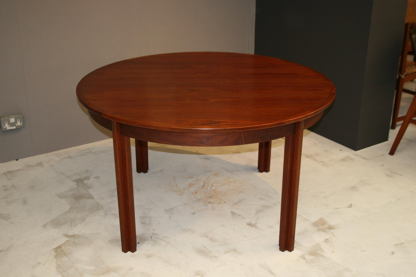 Borge Mogensen Teak Dining Table with Extension Leaf c1950