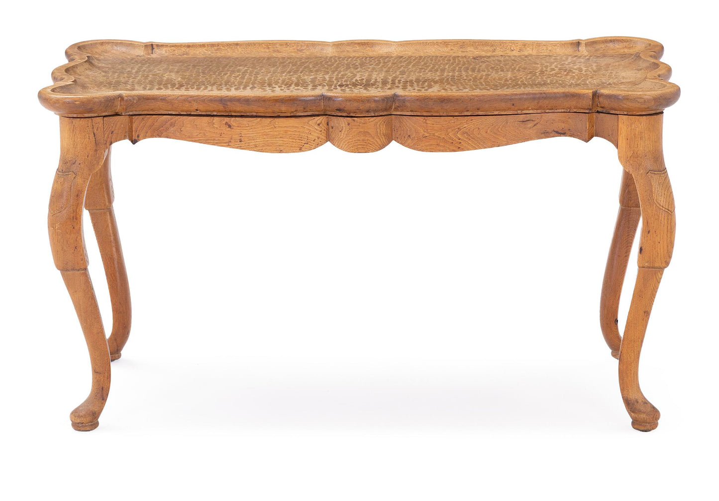 Coffee table of carved oak