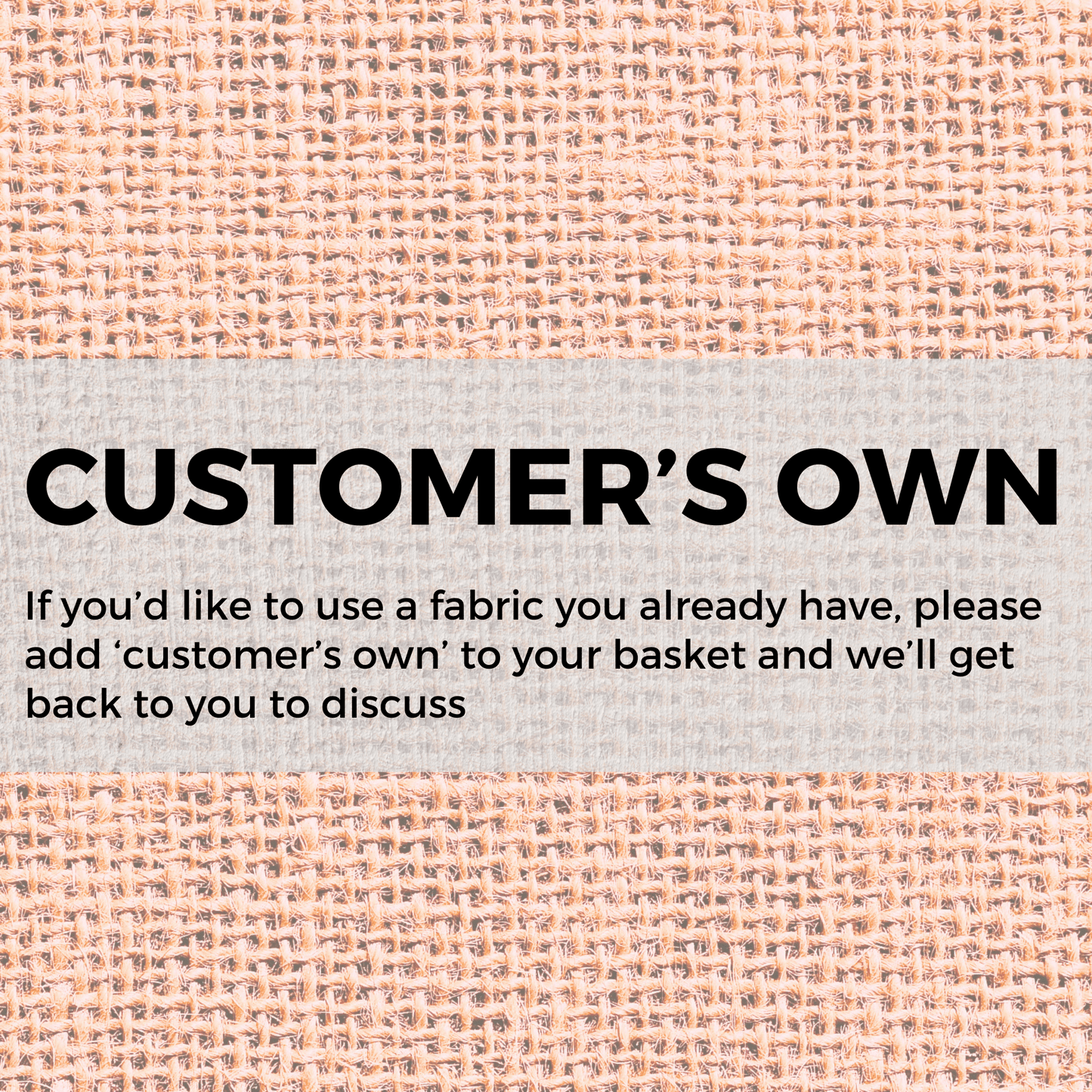 Customer’s Own