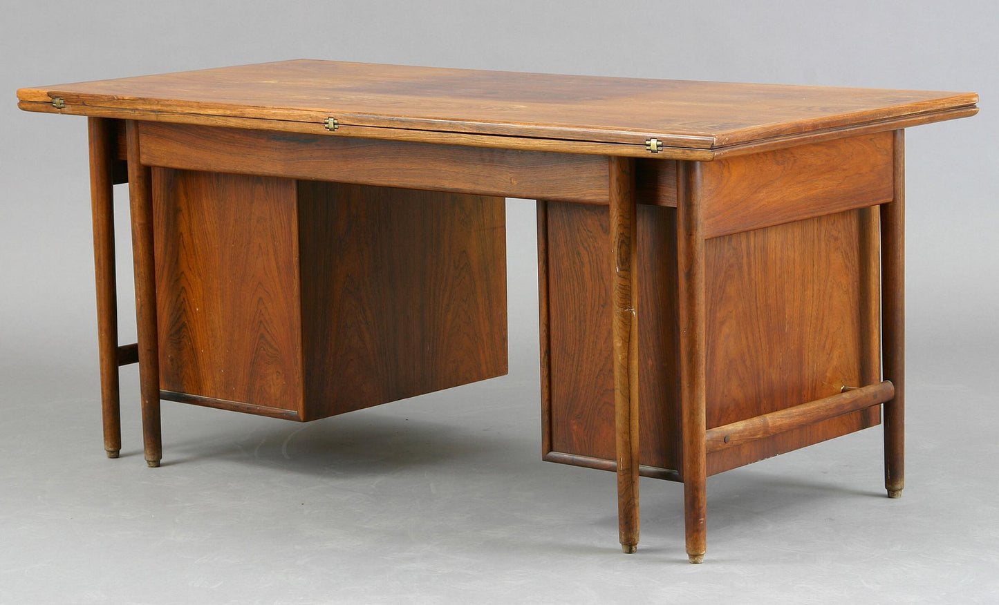 Danish cabinetmaker desk with unfolding