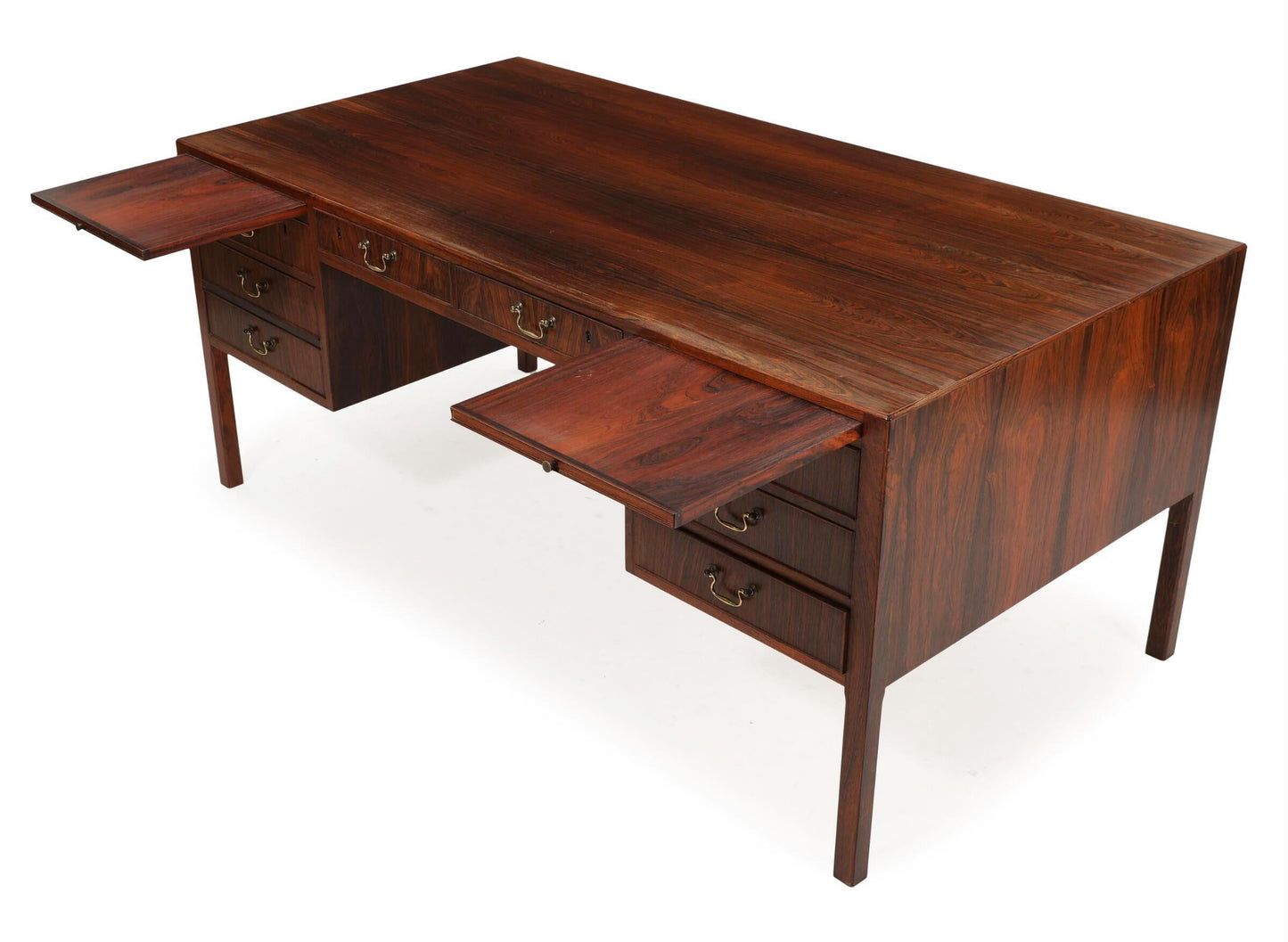 Danish Cabinetmaker Freestanding Director's Desk