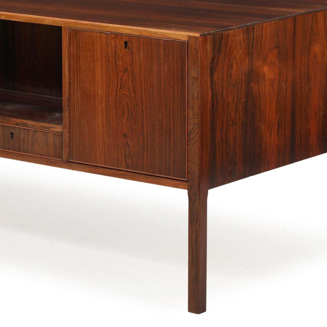 Danish Cabinetmaker Freestanding Director's Desk