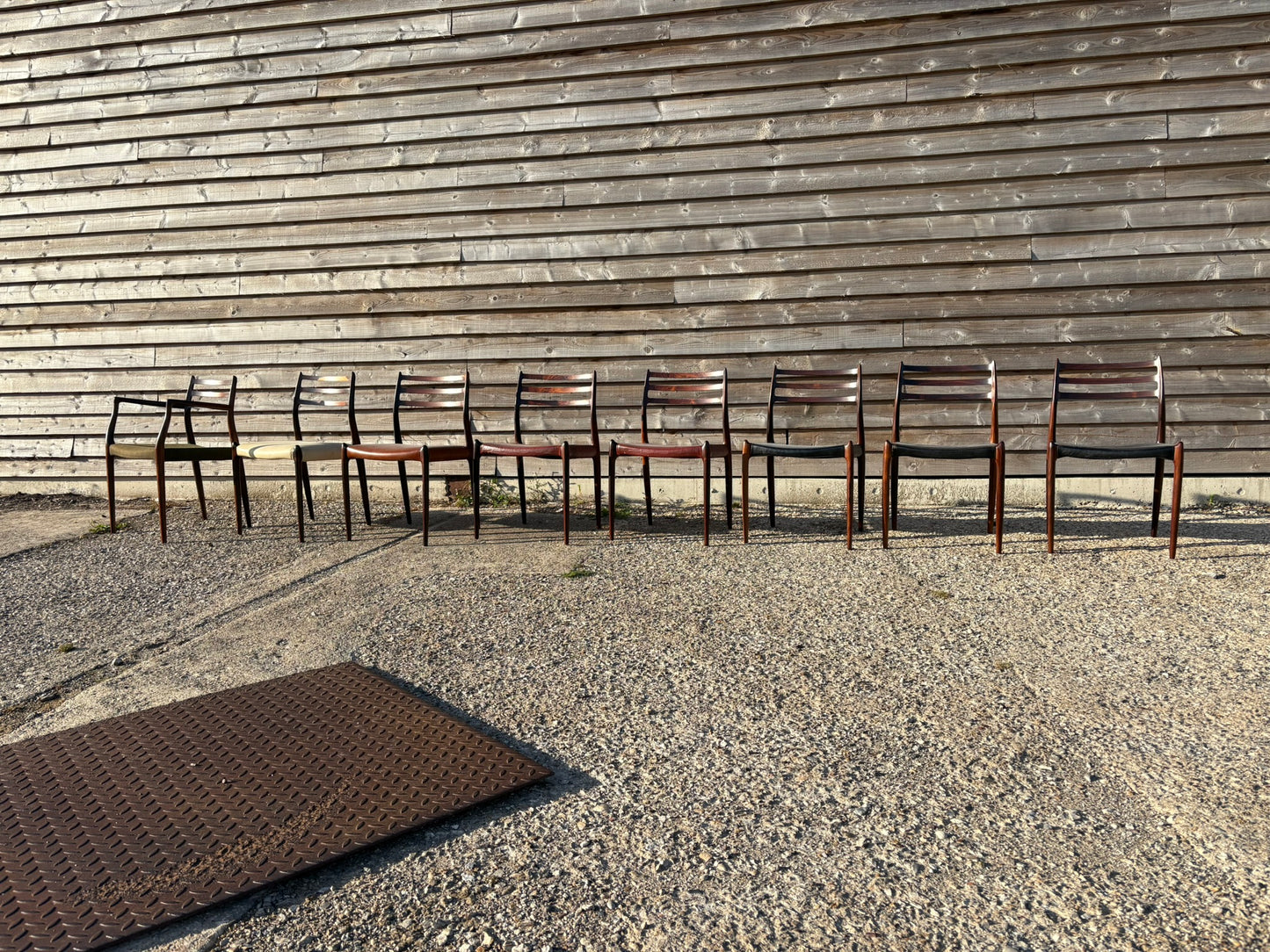 Niels Otto Moller Vintage Model 62 and Model 78 Dining Chairs