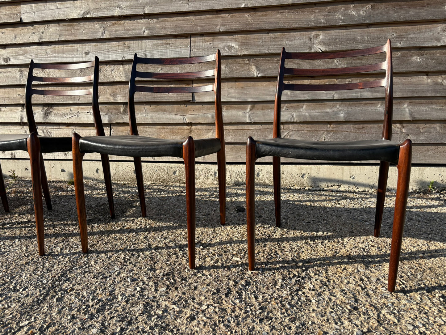 Niels Otto Moller Vintage Model 62 and Model 78 Dining Chairs