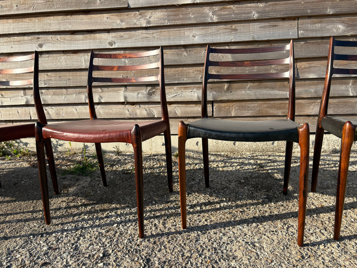 Niels Otto Moller Vintage Model 62 and Model 78 Dining Chairs