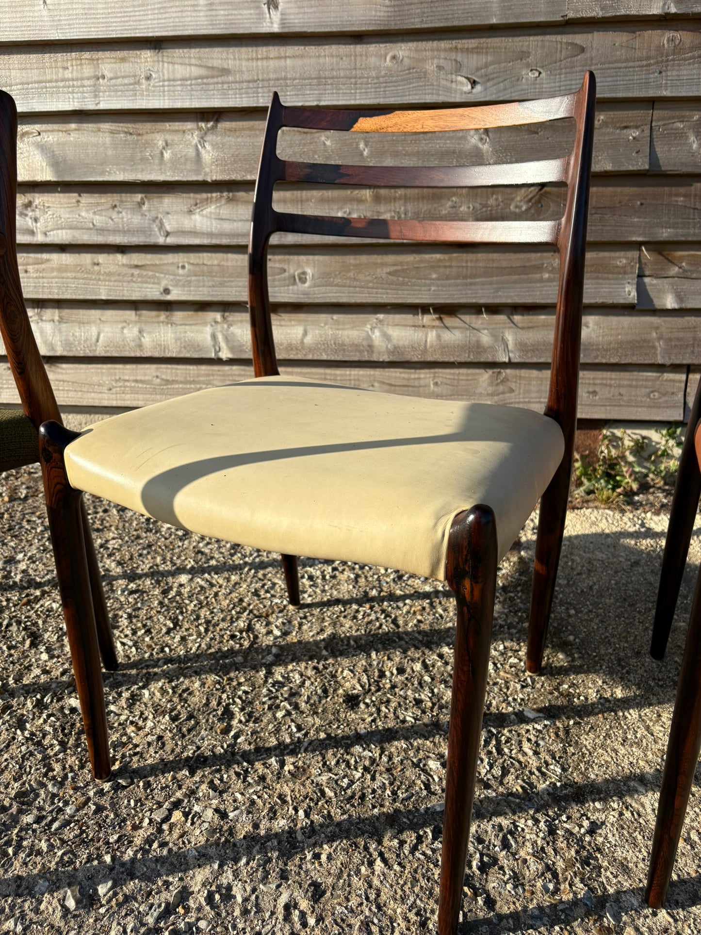 Niels Otto Moller Vintage Model 62 and Model 78 Dining Chairs