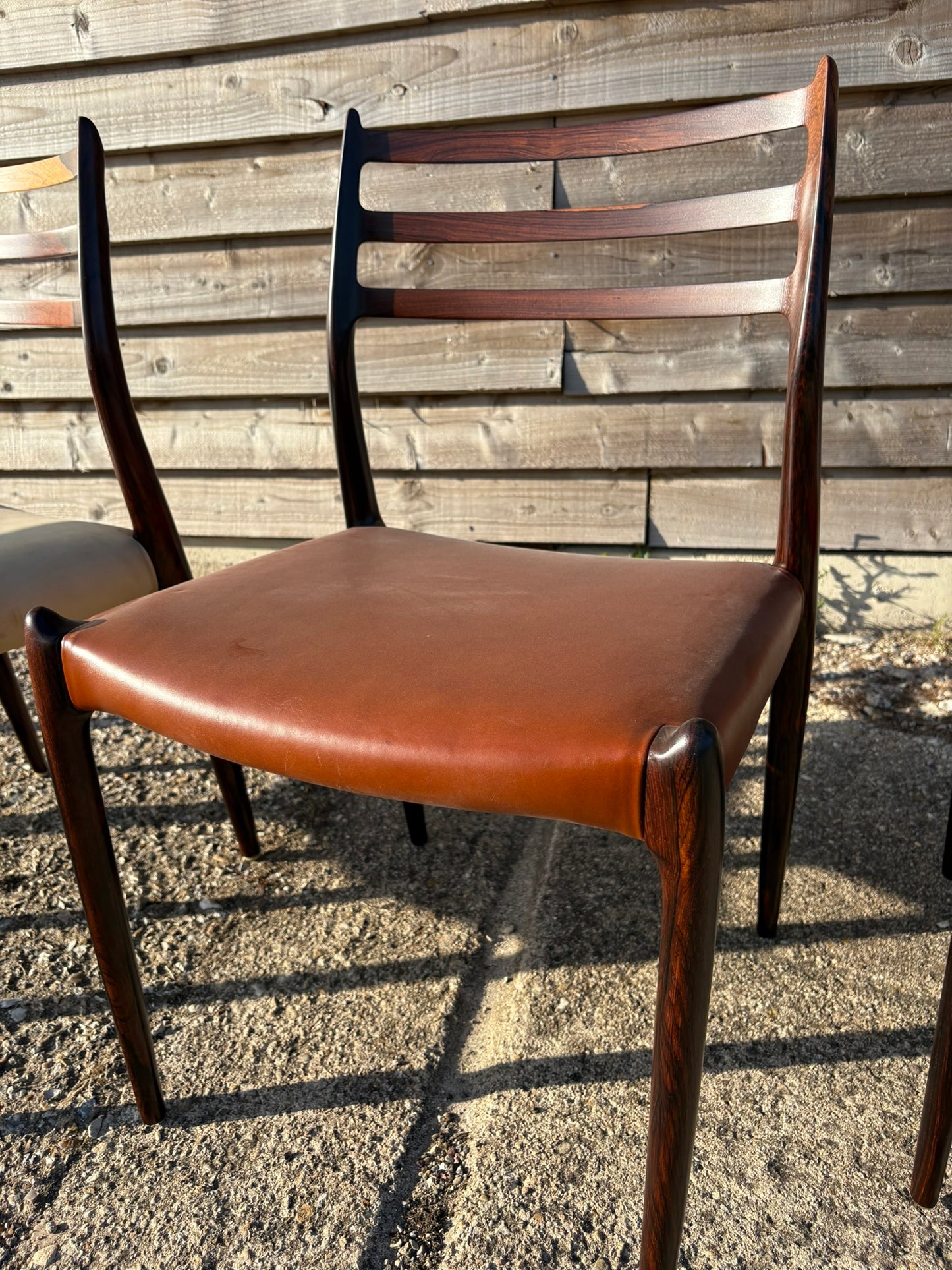 Niels Otto Moller Vintage Model 62 and Model 78 Dining Chairs