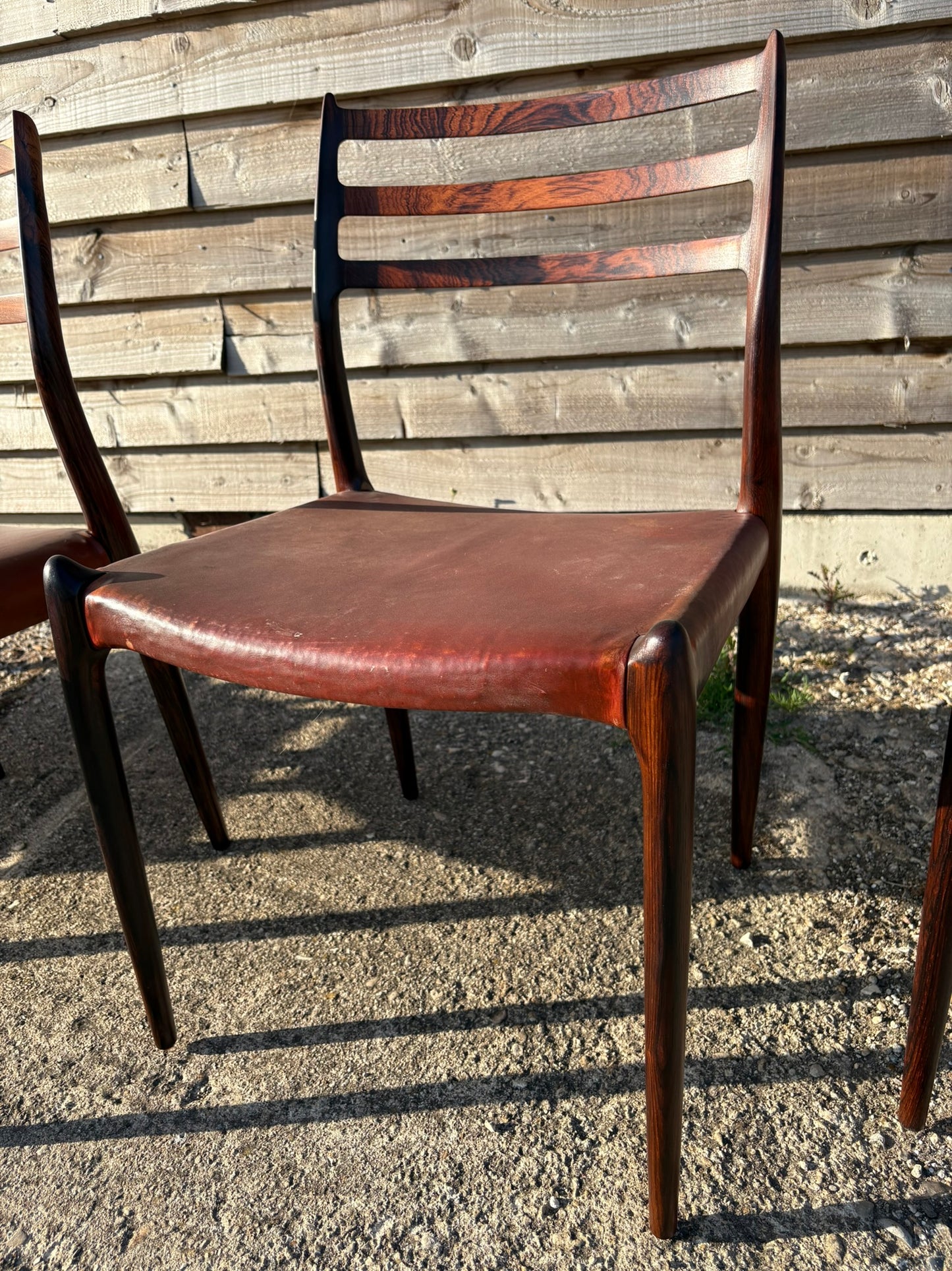 Niels Otto Moller Vintage Model 62 and Model 78 Dining Chairs
