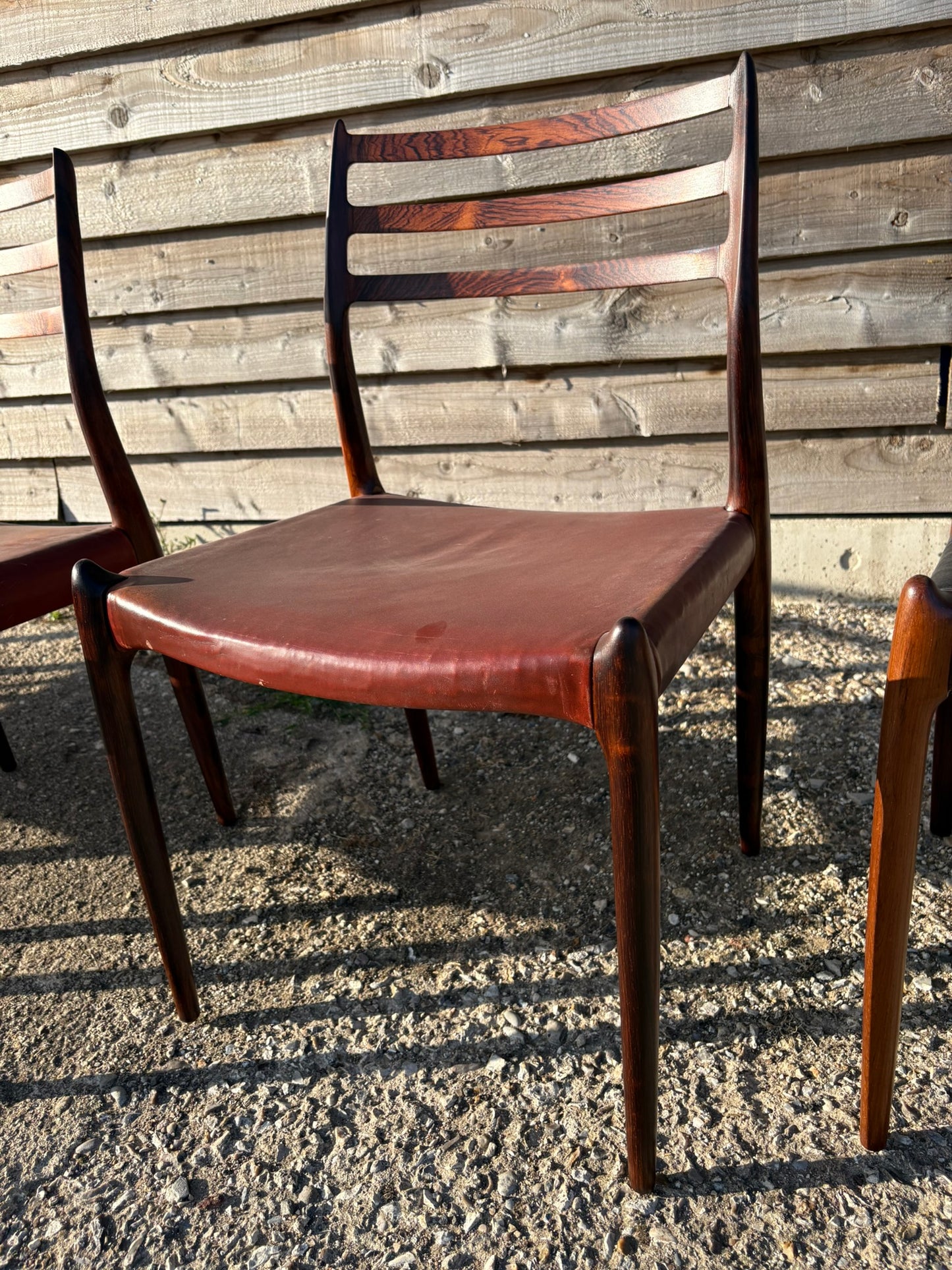 Niels Otto Moller Vintage Model 62 and Model 78 Dining Chairs