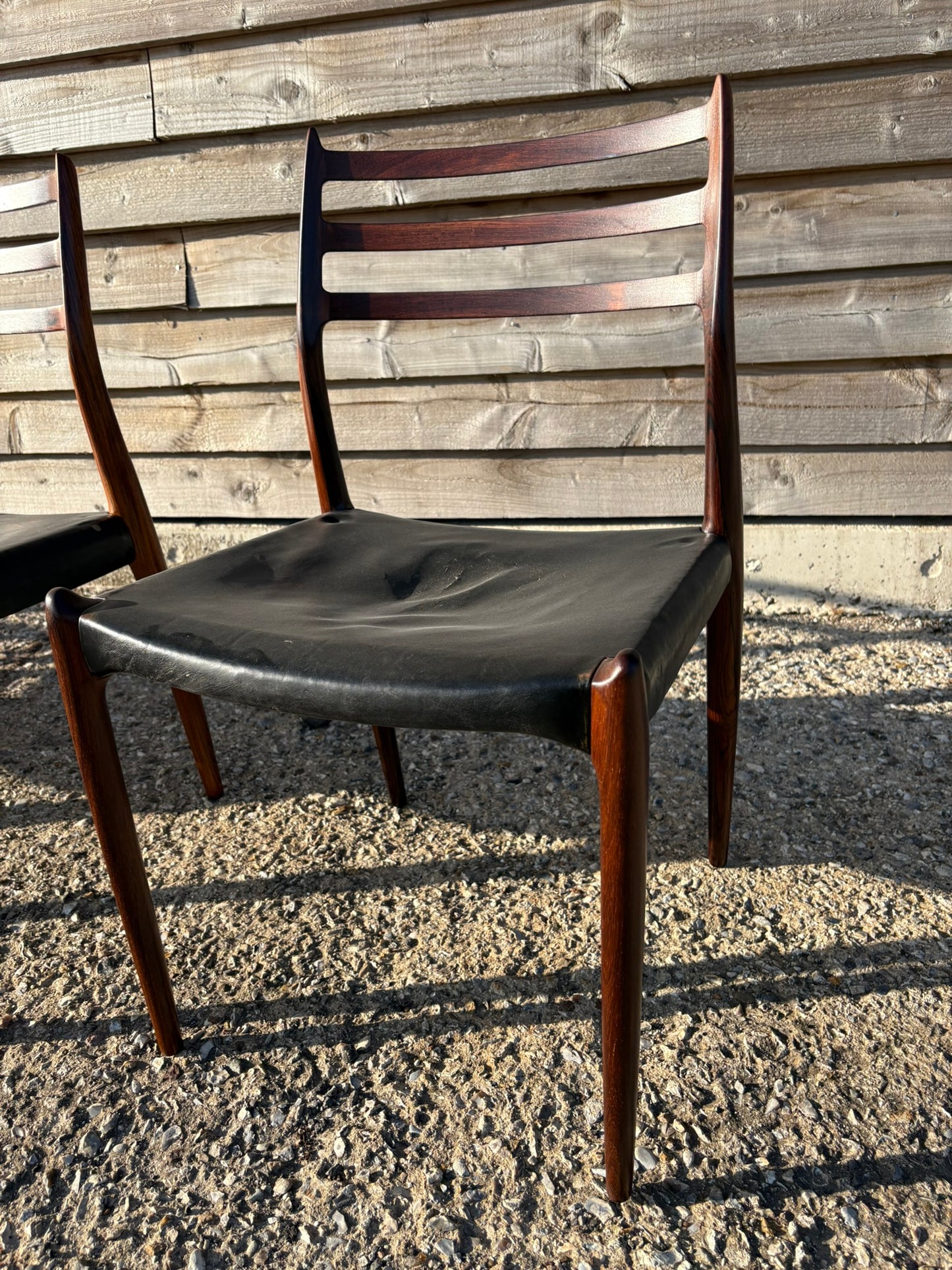 Niels Otto Moller Vintage Model 62 and Model 78 Dining Chairs