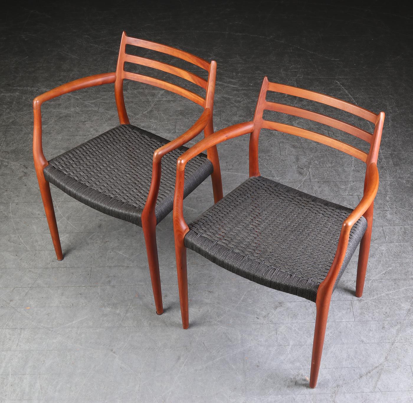 Niels Otto Moller Model 62 Dining Chairs