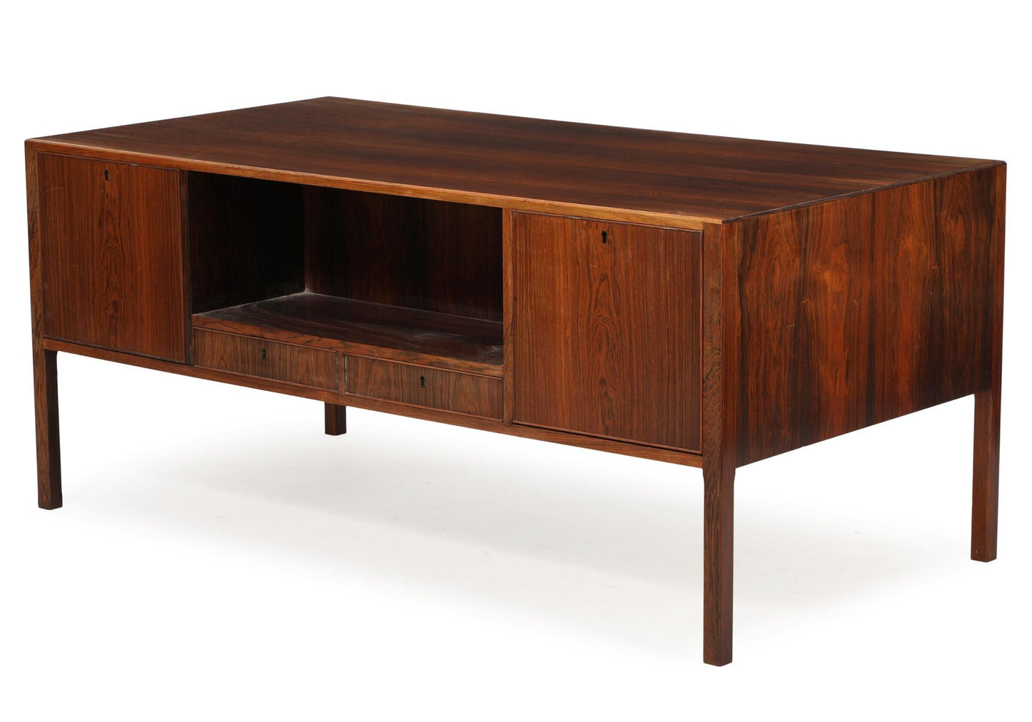 Danish Cabinetmaker Freestanding Director's Desk
