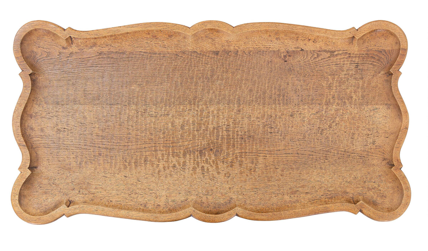 Solid Oak Table with Cabriole Legs