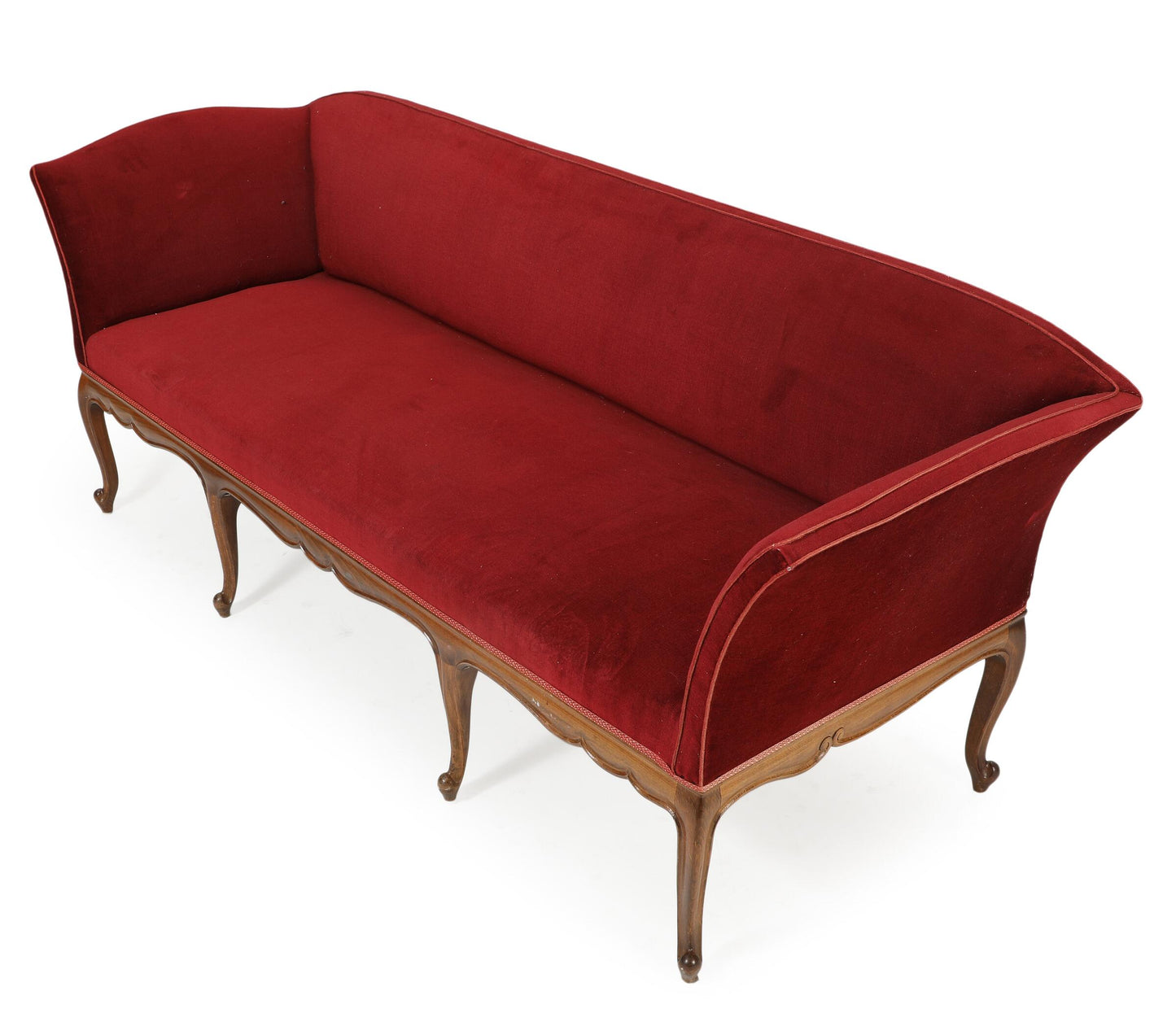 Frits Henningsen 1930s red sofa