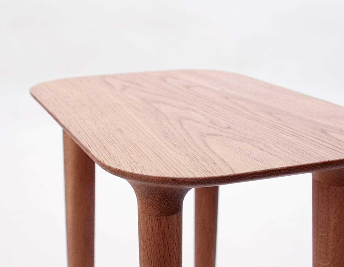 Bon Bon Stool made of solid oak