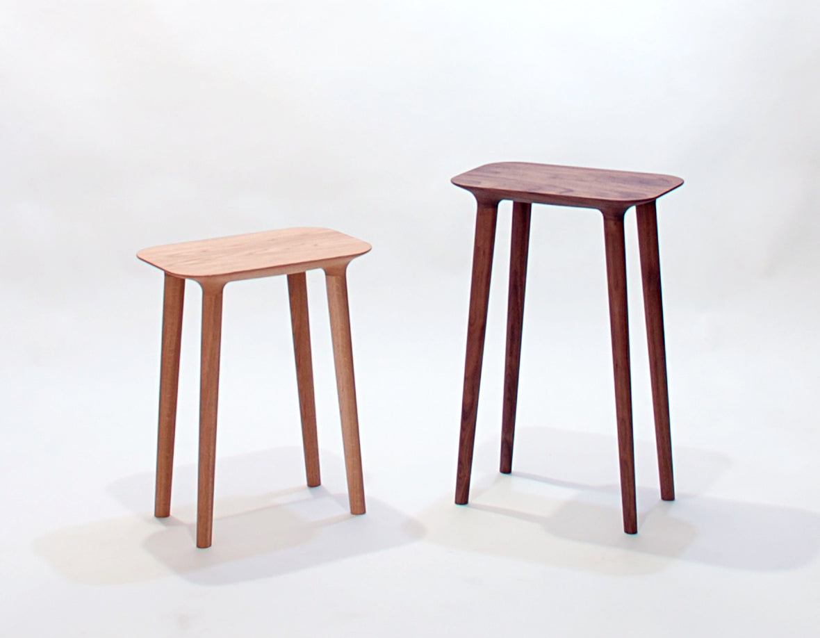 Bon Bon Stool made of solid oak