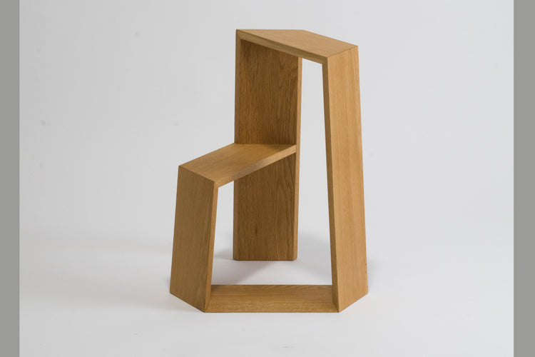 Dan Dan Stool made of oak 1