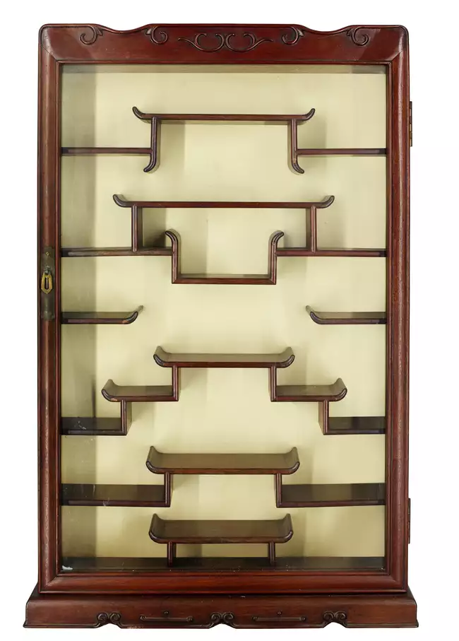 Rosewood Display Cabinet 20C