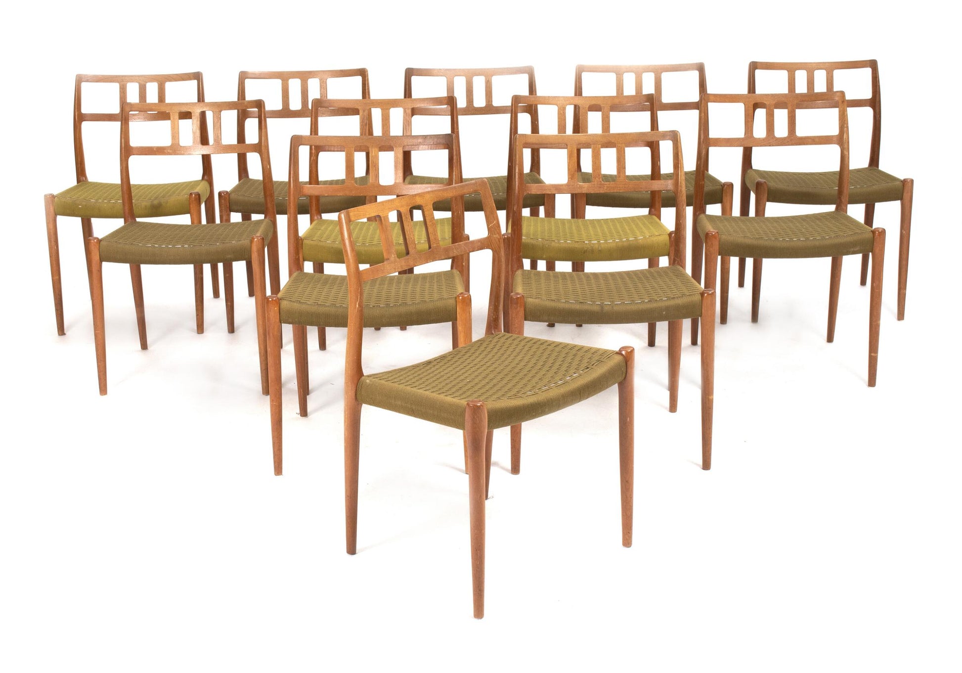 12 Niels Otto Moller 1964 Dining Chairs
