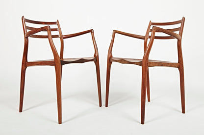 Niels Otto Moller Model 62 Chair 50th Anniversary Edition in Light Rosewood