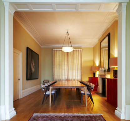 PD 60 Dining Table in Solid Zebrano