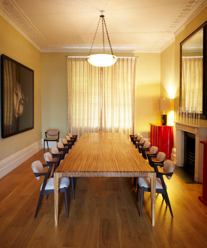 PD 60 Dining Table in Solid Zebrano