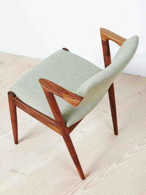 Kai Kristiansen model 42 Dining Chair in solid Walnut