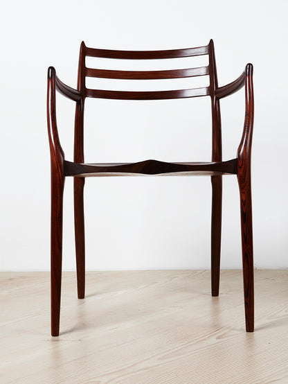 Niels Otto Moller Model 62 Chair 50th Anniversary Edition in Dark Rosewood
