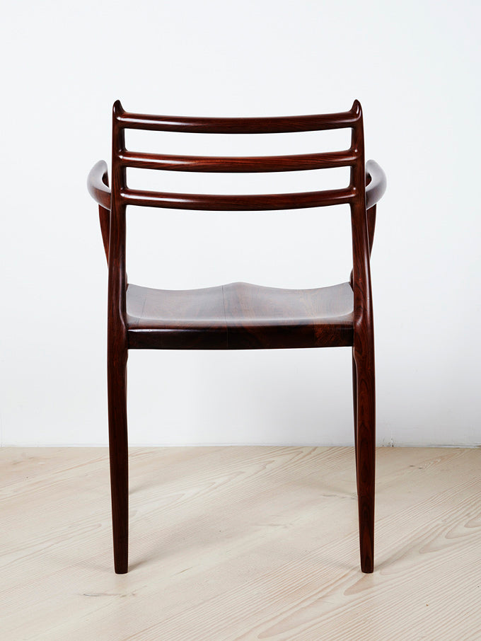 Niels Otto Moller Model 62 Chair 50th Anniversary Edition in Dark Rosewood