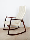 Helge Vestergaard Jensen Rocking Chair made of Rosewood by Niels Roth Andersen