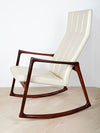 Helge Vestergaard Jensen Rocking Chair made of Rosewood by Niels Roth Andersen