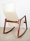 Helge Vestergaard Jensen Rocking Chair made of Rosewood by Niels Roth Andersen