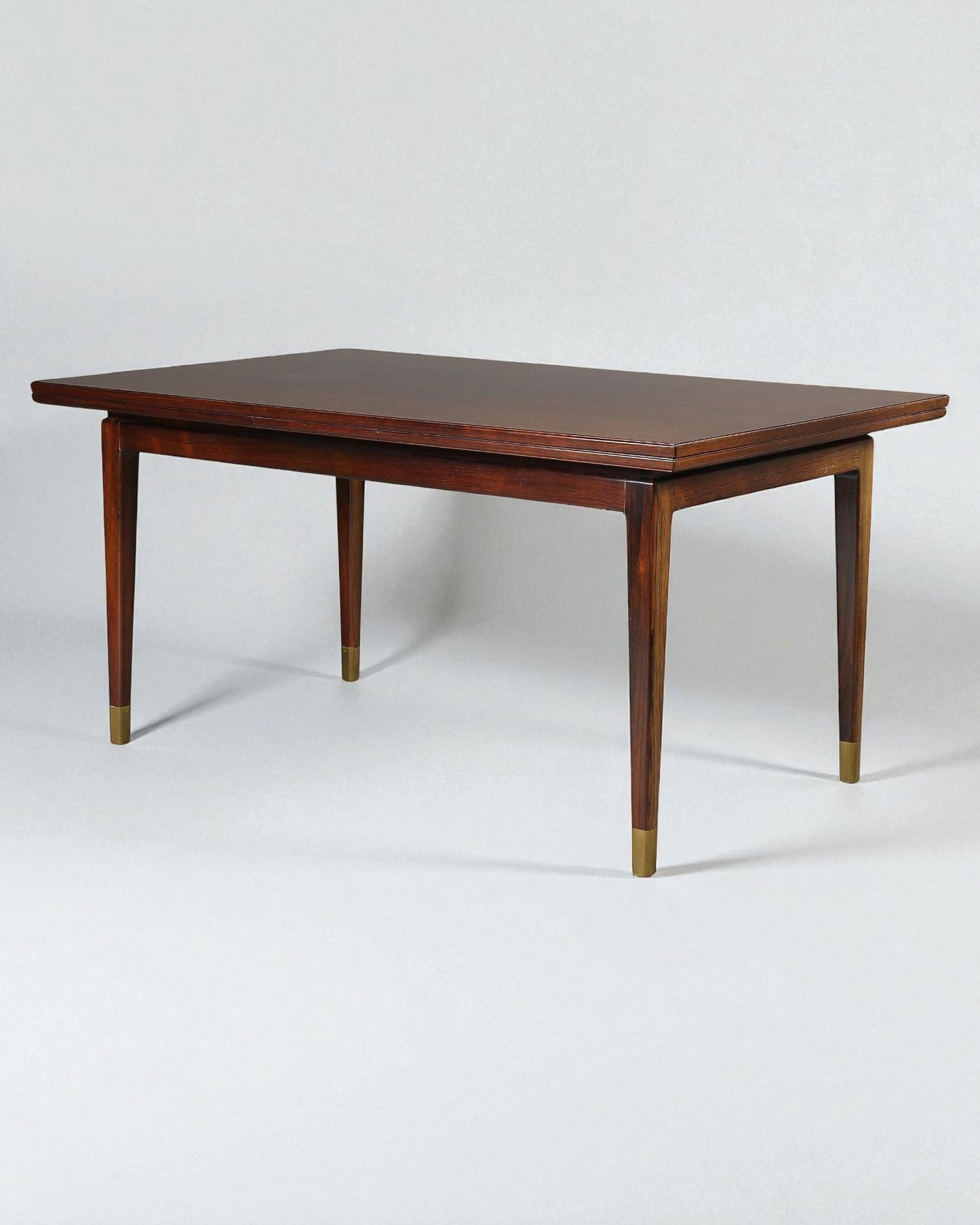 1940s N. V. Nielsen Dining Table with Dutch Extention