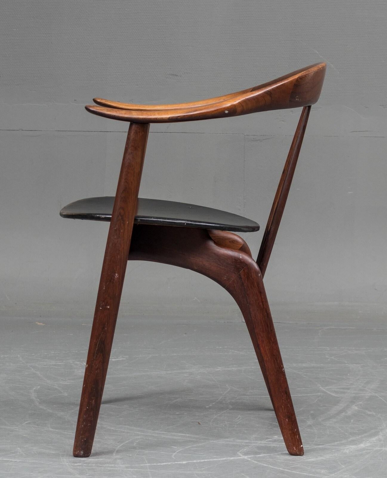 Arne Hovmand-Olsen Solid Wood Armchair
