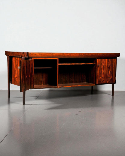 1960s Danish Hardwood Desk made by a Cabinet Maker