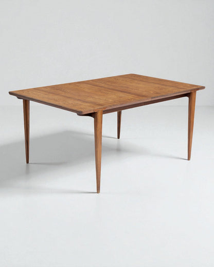 1960s Henry Rosengren Hansen Rectangular Dining Table with two leaves