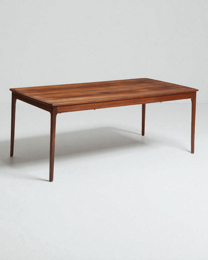 1960s Ole Wanscher Rectangular Table with slightly curved ends