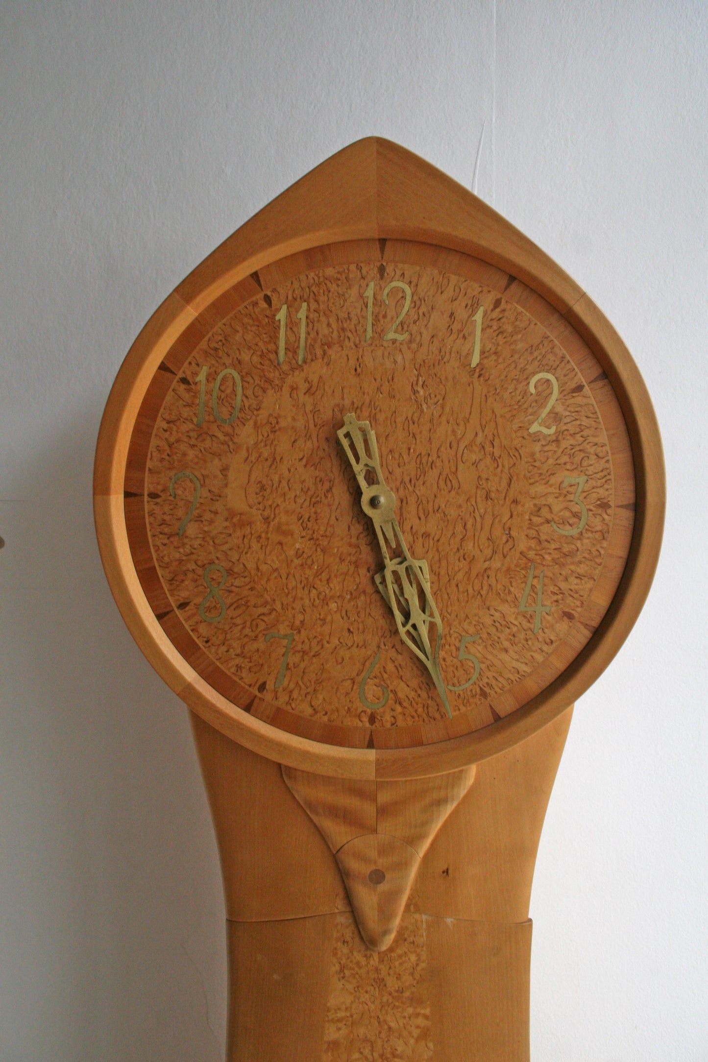 Carl Malmsten Unique Longcase “Tidlösa” Clock