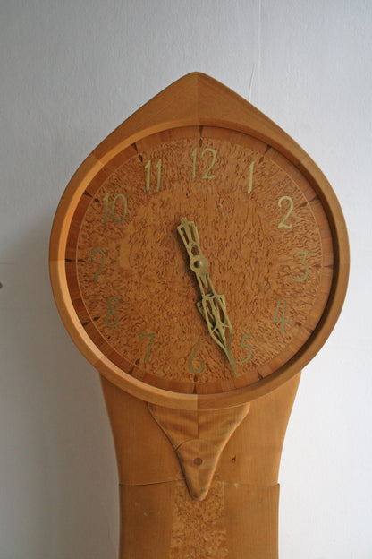 Carl Malmsten Unique Longcase “Tidlösa” Clock