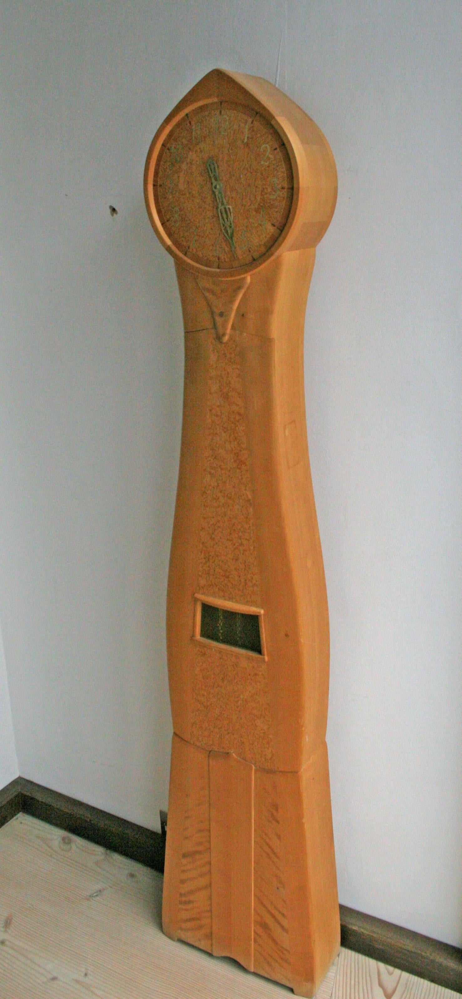 Carl Malmsten Unique Longcase “Tidlösa” Clock
