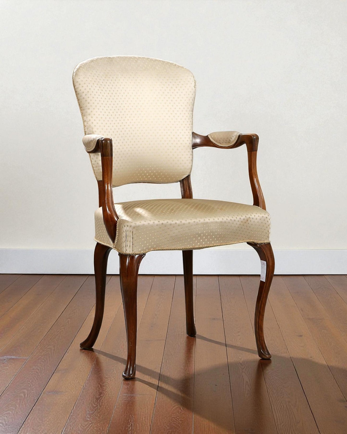 Frits Henningsen: Mahogany Dining Armchair with Carved Frame