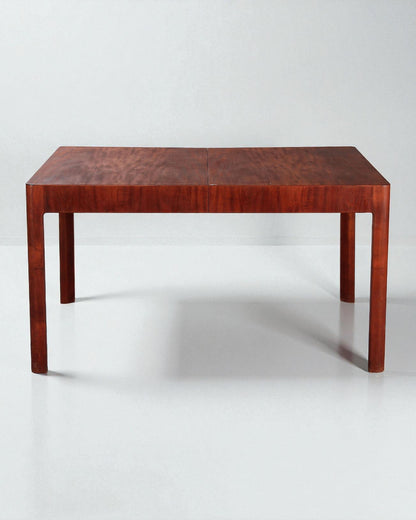 Bent Helweg-Møller: Rectangular dining table with three leaves c1930