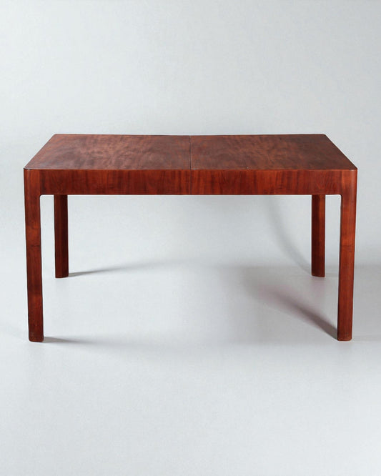 Bent Helweg-Møller: Rectangular dining table with three leaves c1930