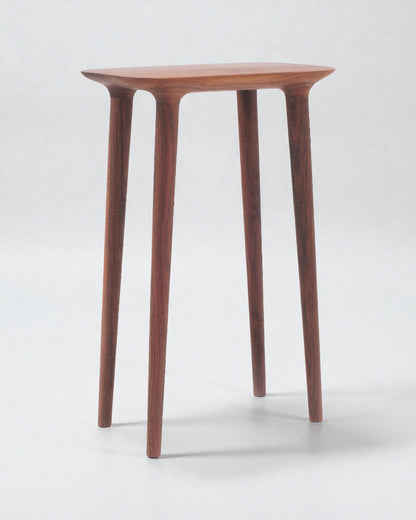 Bon Bon Stool made of solid oak, walnut or purple heart