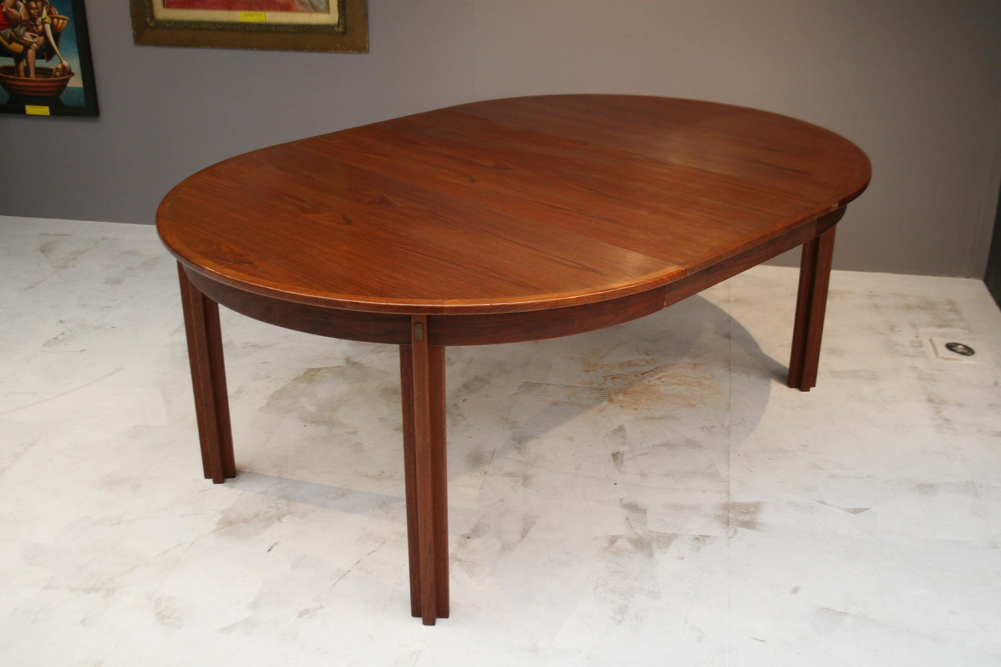Borge Mogensen Teak Dining Table with Extension Leaf c1950