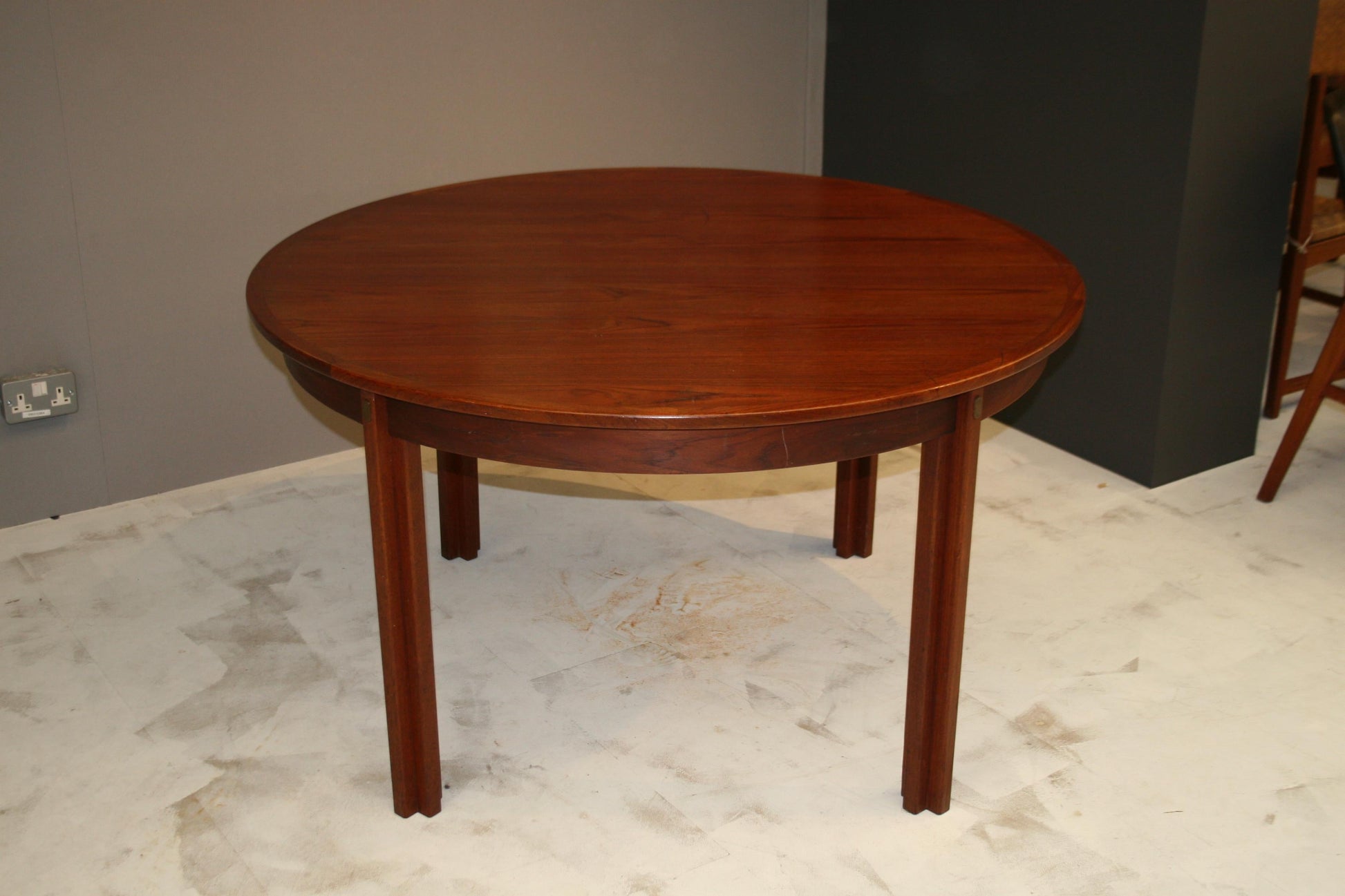 Borge Mogensen Teak Dining Table with Extension Leaf c1950