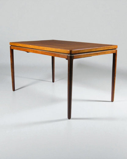 Christian Linneberg 1960s Vintage Danish Rosewood Small Dining Table